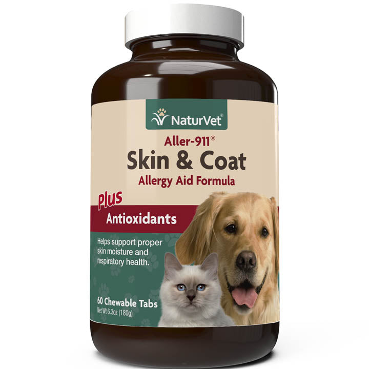 Naturvet Aller 911 Tabs Cat and Dog Supplements - 60 ct  