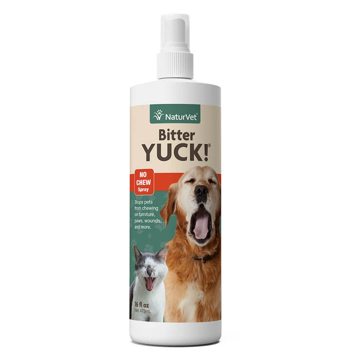 Naturvet Bitter Yuck! No Chew Spray Cat and Dog Training Aids - 16 oz Bottle