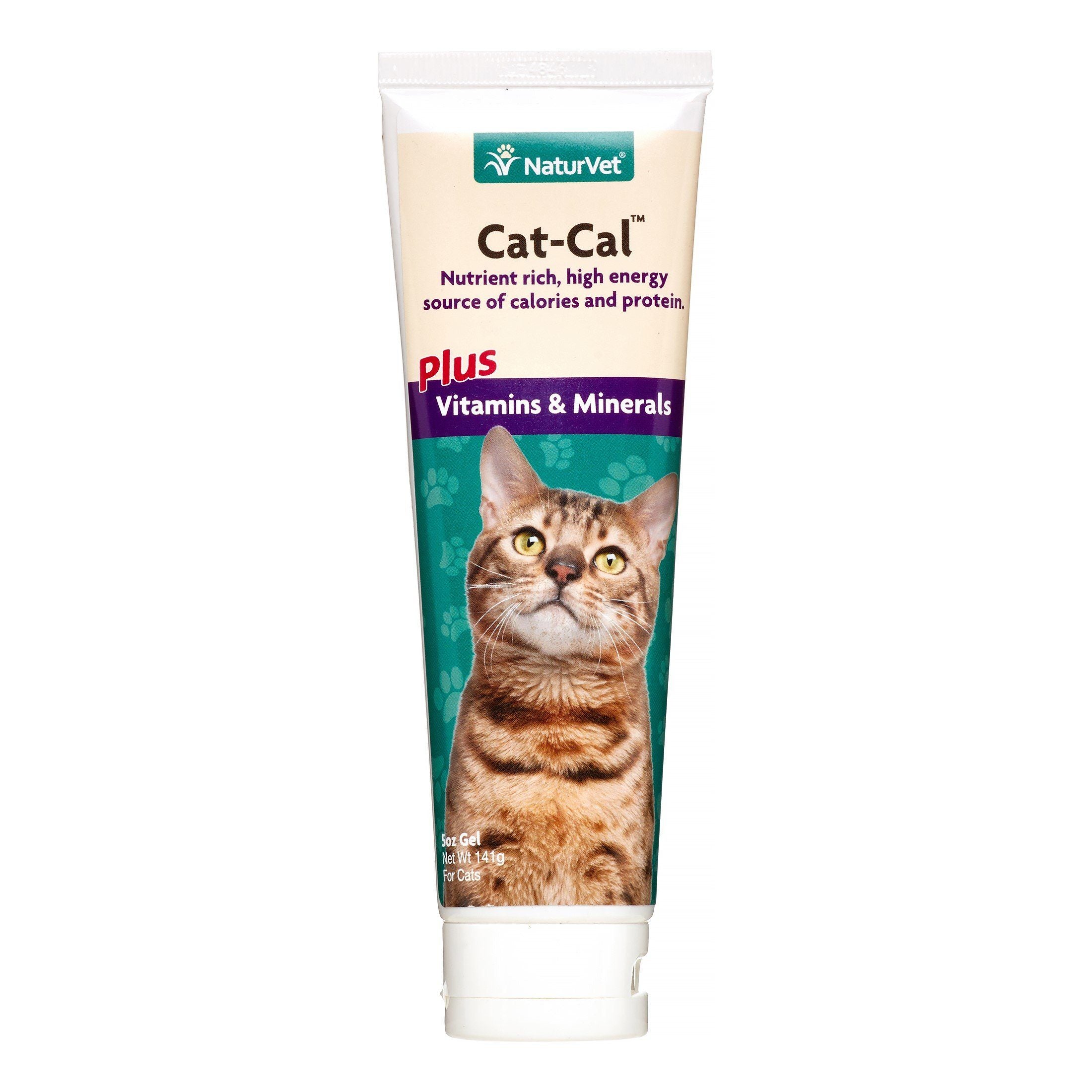 Naturvet Cat Cal Nutritional Gel Cat Vitamin - 5 oz Tube  