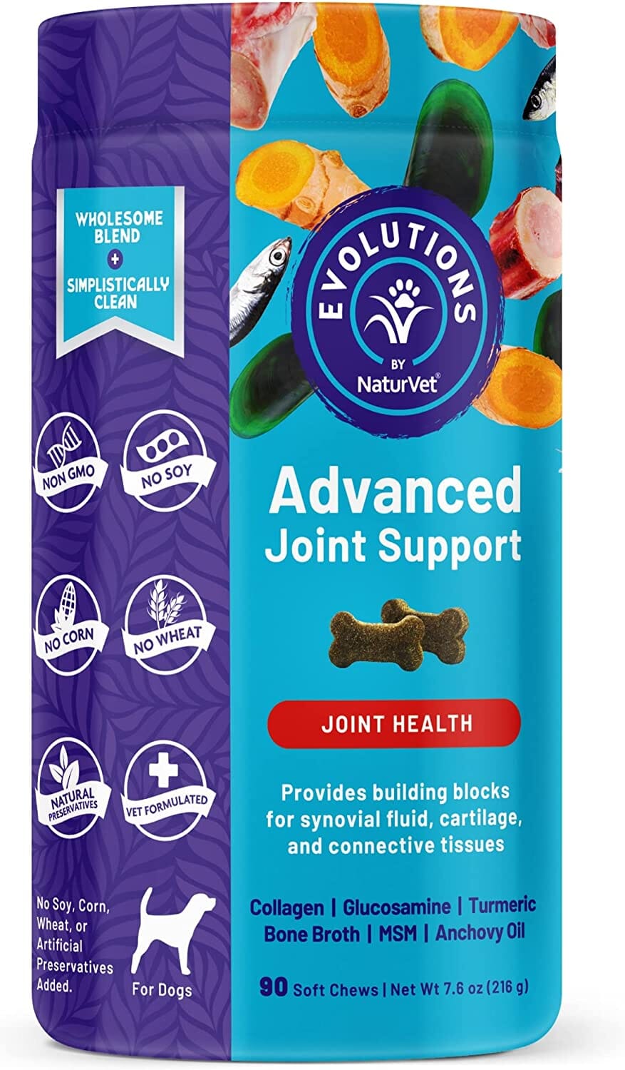 Naturvet Evolutions - Advanced Joint Soft Chews - 90 Count  