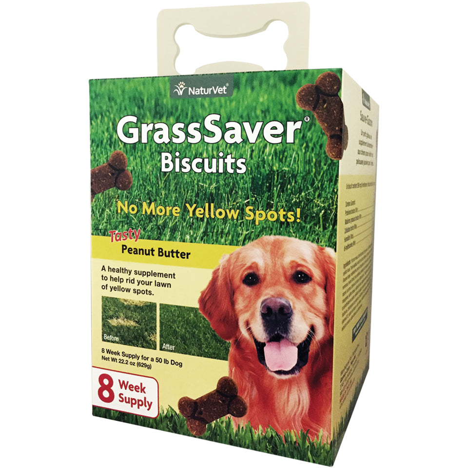 Naturvet GrassSaver Yard Care Biscuits 11.1 oz Boxes Dog Supplements - 2 Pack  