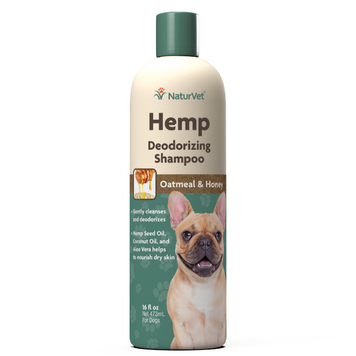 Naturvet Hemp Deodorizing Dog Shampoo with Oatmeal & Honey - 16 oz  