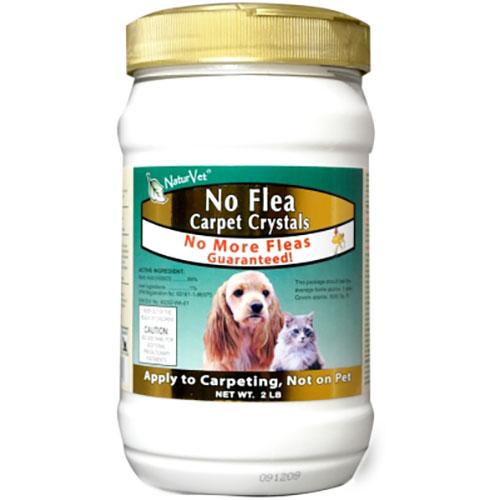 Naturvet No Flea Carpet Crystals for Dogs & Cats - 2 lb Jar