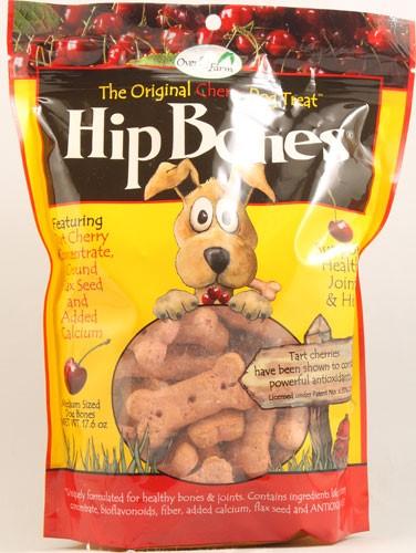 Naturvet Overby Farms Canine Cherry Hip Bones Bag Dog Biscuit Treats -  