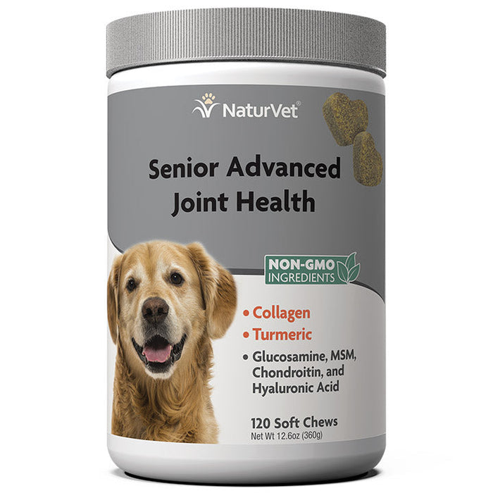 Naturvet Senior Joint Health Soft Chew Dog Supplements - 120 ct