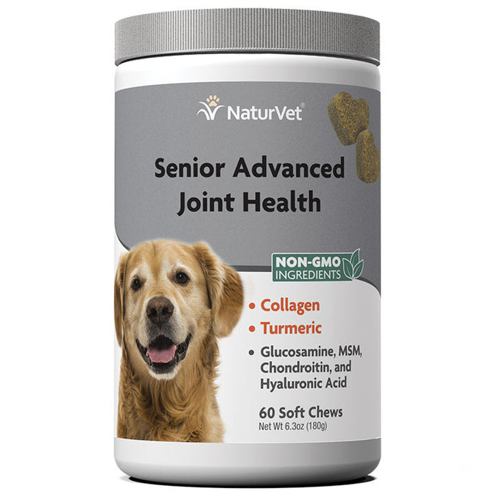 Naturvet Senior Joint Health Soft Chew Dog Supplements - 60 ct