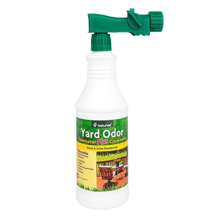 Naturvet Yard Odor Eliminator Plus Citronella Dog and Cat Deodorizer - 32 oz Bottle  