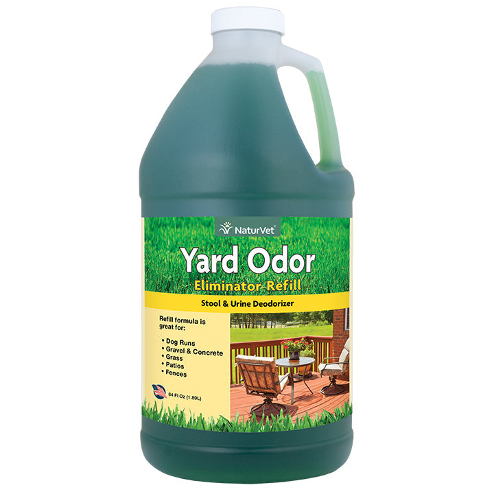 Naturvet Yard Odor Eliminator Refill Dog and Cat Deodorizer 64 oz Bo