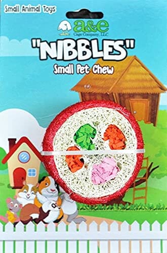 Nibbles Loofah Deluxe Sushi Roll Chew Small Animal Chewy Treats - Small  