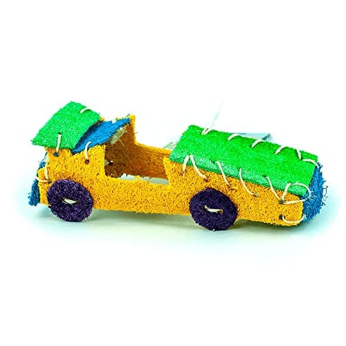 Nibbles Loofah Race Car Chew Small Animal Chewy Treats - Small  