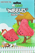 Nibbles Loofah Strawberry/Watermelon Chews Small Animal Chewy Treats - Small - 2 Pack  