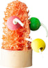 Nibbles Loofah Succulent Chew Toy with Wood Beads Small Animal Chewy Treats -  