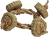 Nibbles Timothy Hay Braided Rope Circle Chew Toy Small Animal Chewy Treats -  