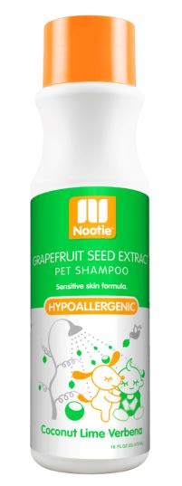 Nootie Grapefruit Seed Extract Coconut Lime Verbena Hypoallergenic Shampoo for Dogs  