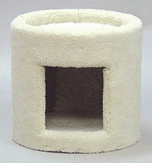 North American Pet One Story Plush Cat Condo - Assorted - 13 in X 13 in X 10.5 in
