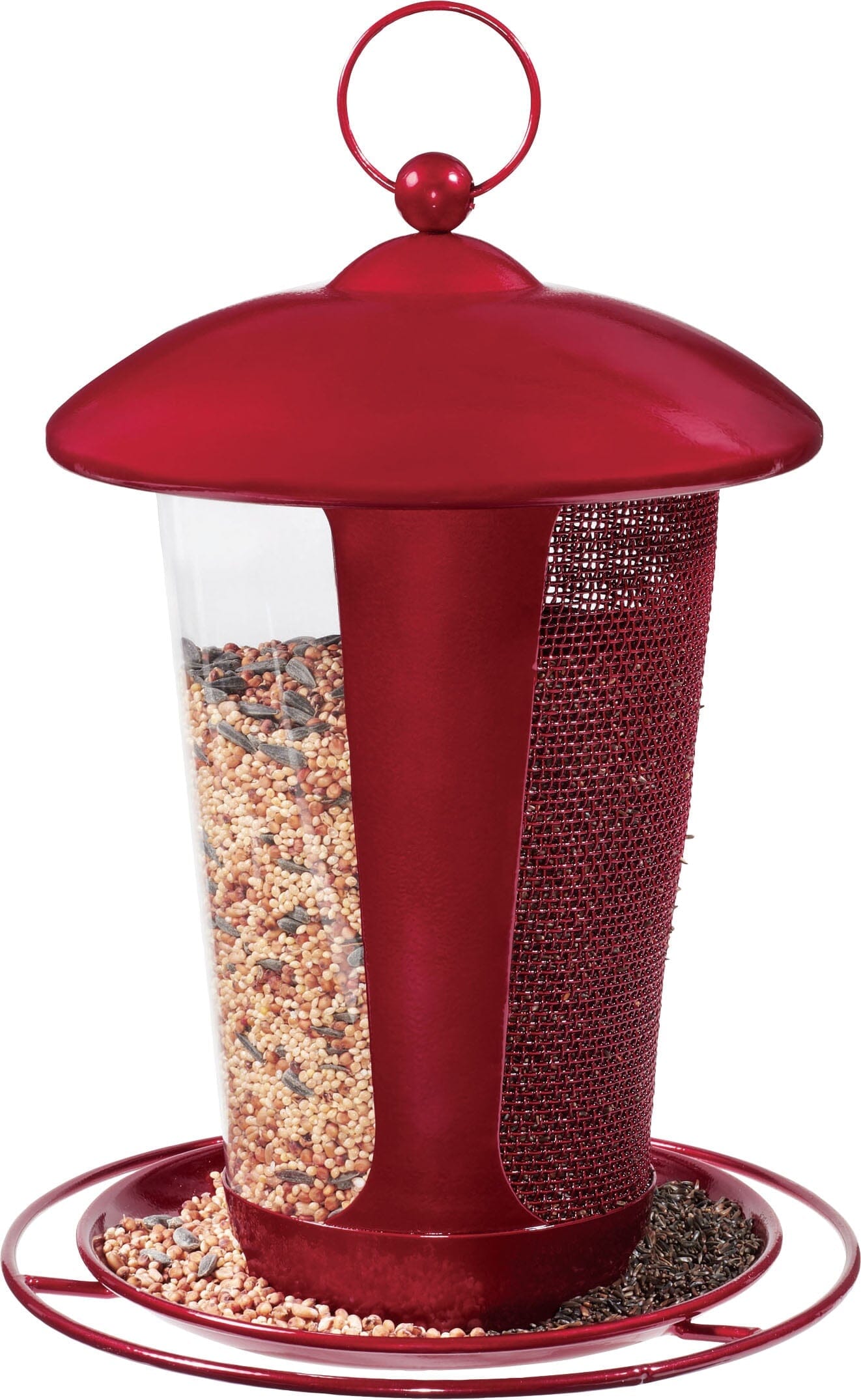 North States Crimson Dual Seed Wild Bird Feeder - Red - 3 Lbs  