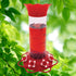 North States Hibiscus Hummingbird Feeder - Red/White - 38 Oz  