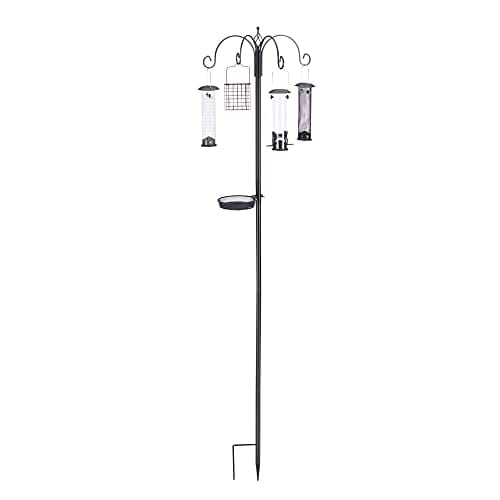 North States Ultimate Bird Feeding Station Wild Bird Accessories - Black - 7 Ft  