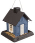 North States Village Collection Cottage Plastic Hopper Wild Bird Feeder - Blue/White - 5 Lbs Cap  