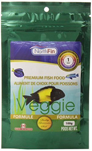 NorthFin Veggie Formula - 1 mm Sinking Pellets - 100 g