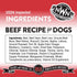 Northwest Naturals Beef Nuggets Freeze-Dried Dog Treats - 28 Oz Bag  