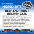 Northwest Naturals Beef & Trout Cat Recipe Freeze-Dried Cat Treats - 11 Oz Bag  