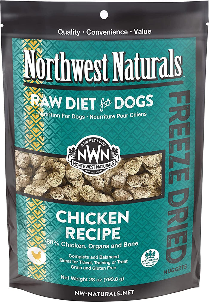 Northwest Naturals Chicken Nuggets Freeze-Dried Dog Treats - 28 Oz Bag
