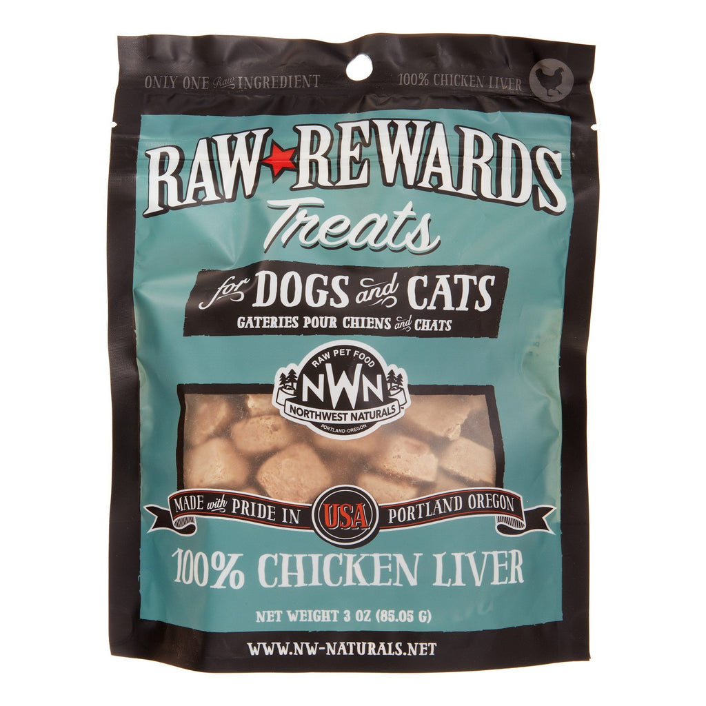 Northwest Naturals Freeze Dried Chicken Liver Treat Freeze-Dried Cat and Dog Treats - 3...