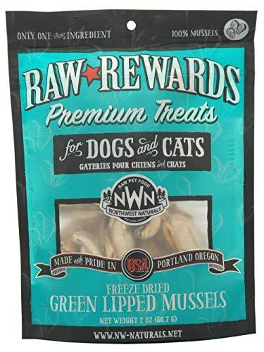 Northwest Naturals Freeze Dried Green Lipped Mussels Freeze-Dried Cat and Dog Treats - ...