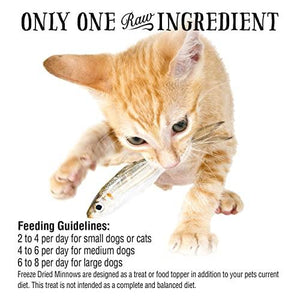 Freeze-Dried Minnow Cat Treats