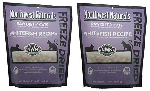 Northwest Naturals Freeze Dried Whitefish Cat Recipe Freeze-Dried Cat Treats - 11 oz Bag  