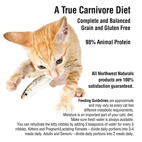 Northwest Naturals Freeze Dried Whitefish Cat Recipe Freeze-Dried Cat Treats - 4 oz Bag  