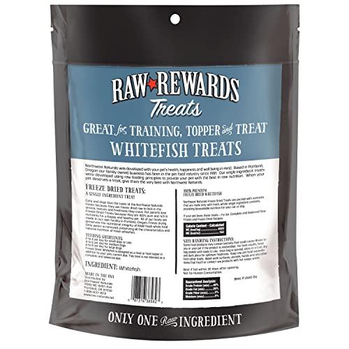 Northwest Naturals Freeze Dried Whitefish Freeze-Dried Cat and Dog Treats - 10 oz Bag  