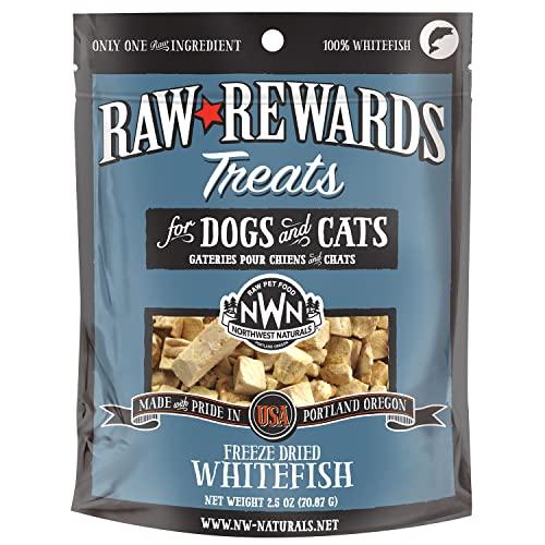 Northwest Naturals Freeze Dried Whitefish Freeze-Dried Cat and Dog Treats - 2.5 oz Bag  