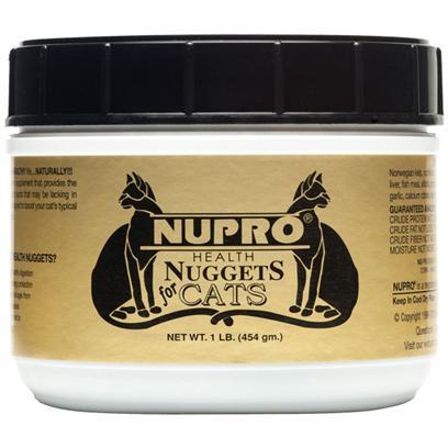 Nupro High Grade Hemp Extract CBD Oil Cat Health Nuggets Dog Supplements - 1 lb Jar  