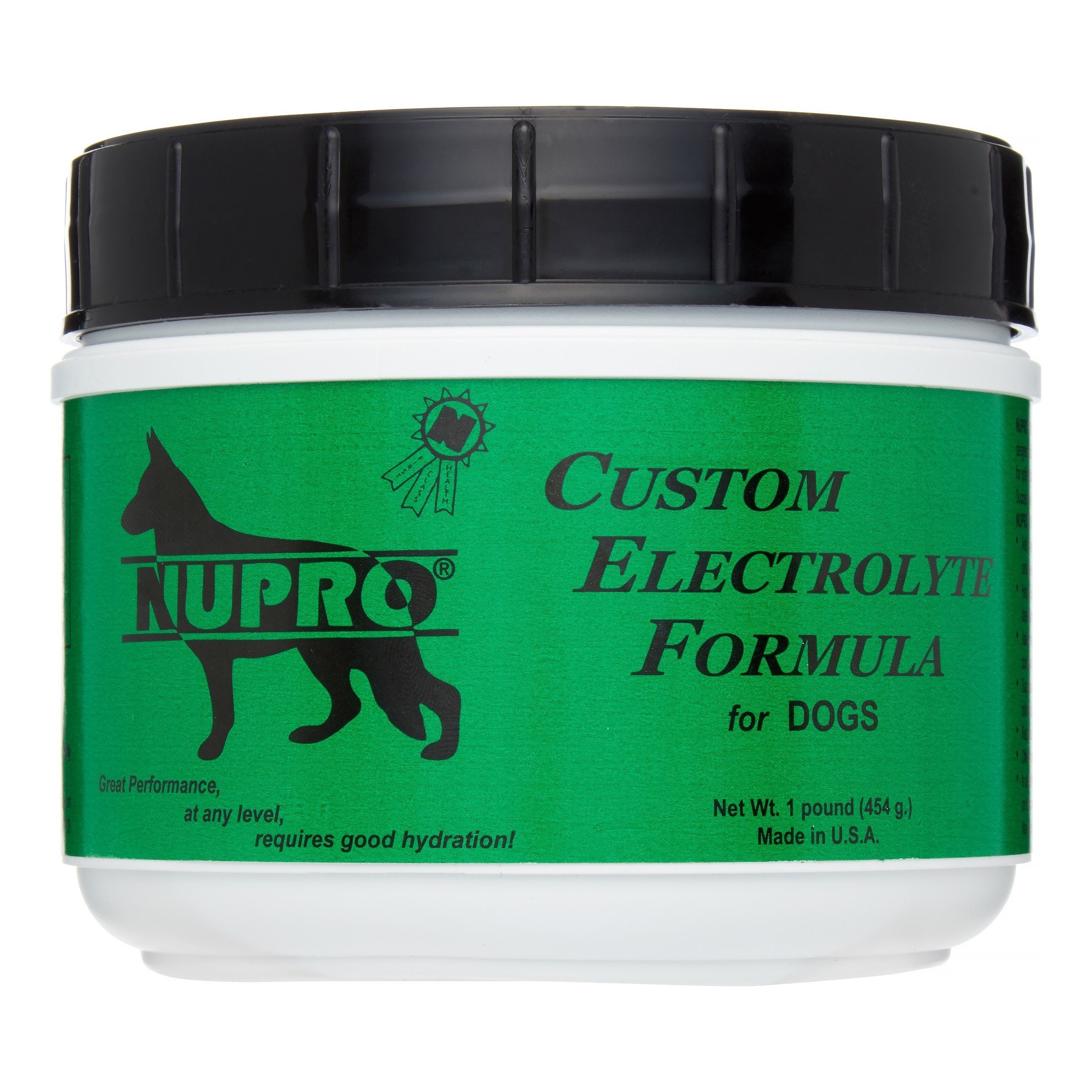 Nupro High Grade Hemp Extract CBD Oil Dog Custom Electrolyte Formula Dog Supplements - 1 lb Jar