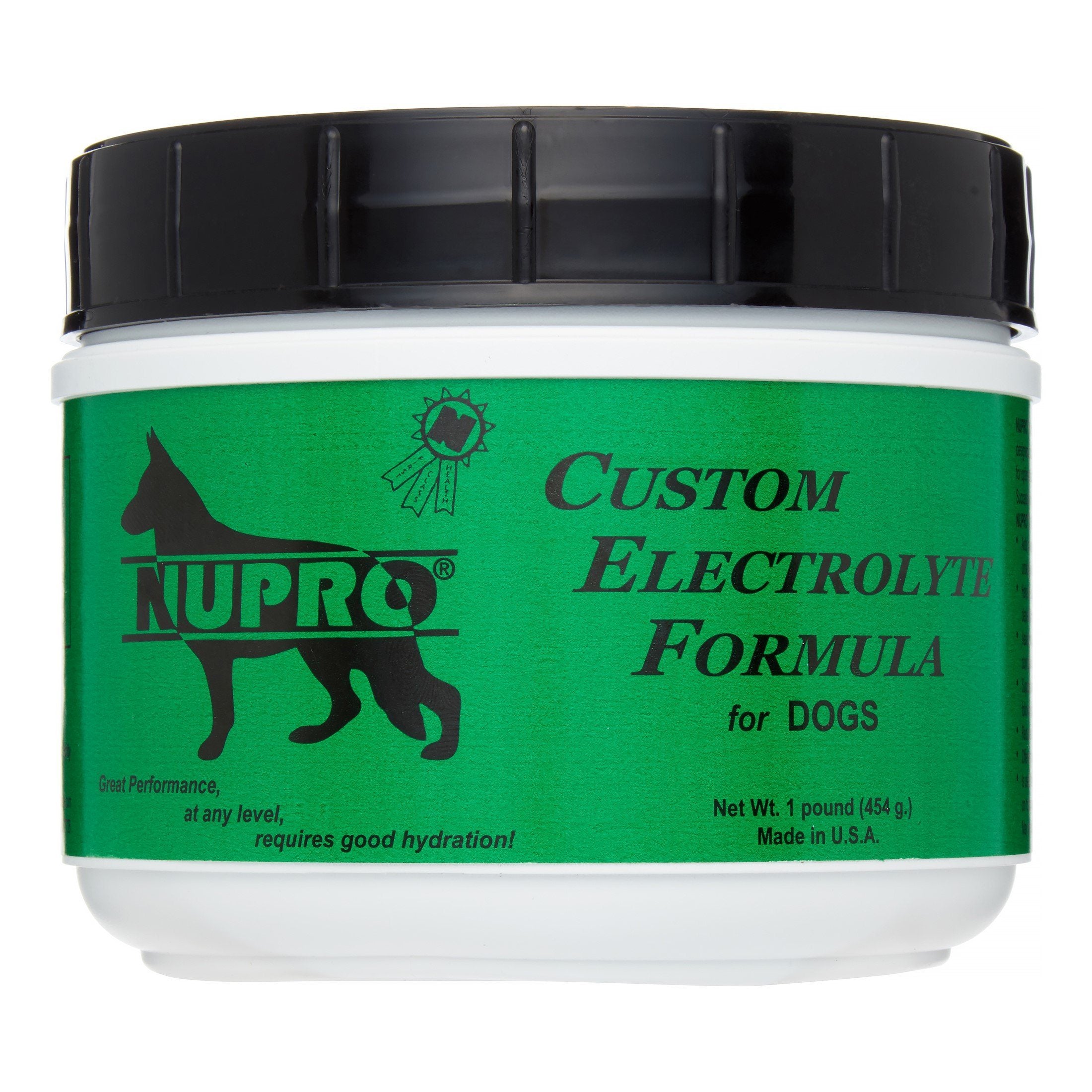 Nupro High Grade Hemp Extract CBD Oil Dog Custom Electrolyte Formula Dog Supplements - 1 lb Jar  