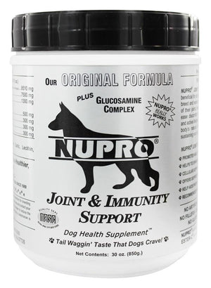 Nupro High Grade Hemp Extract CBD Oil Joint & Immunity Support Dog Supplements - 30 oz Jar