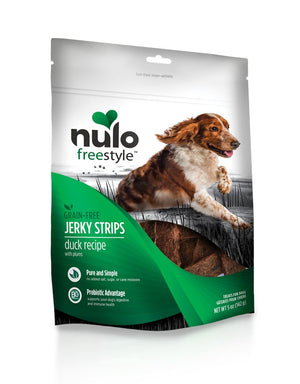 Nulo Freestyle Grain Free Duck & Plum Recipe Jerky Dog Treats