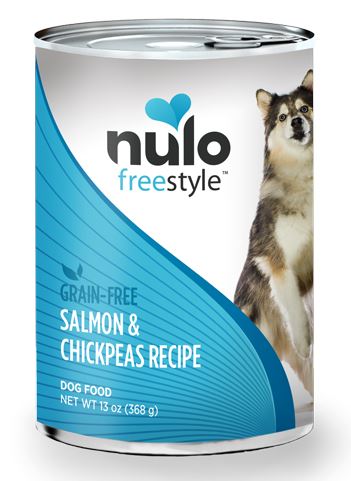 Nulo FreeStyle Grain Free Salmon and Chickpeas Recipe Canned Dog Food  