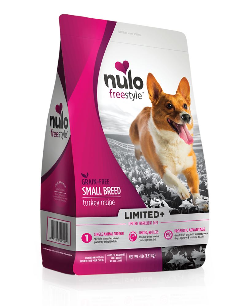 Nulo FreeStyle Limited+ Grain-Free Turkey Recipe Small Breed Puppy & Adult Dry Dog Food  