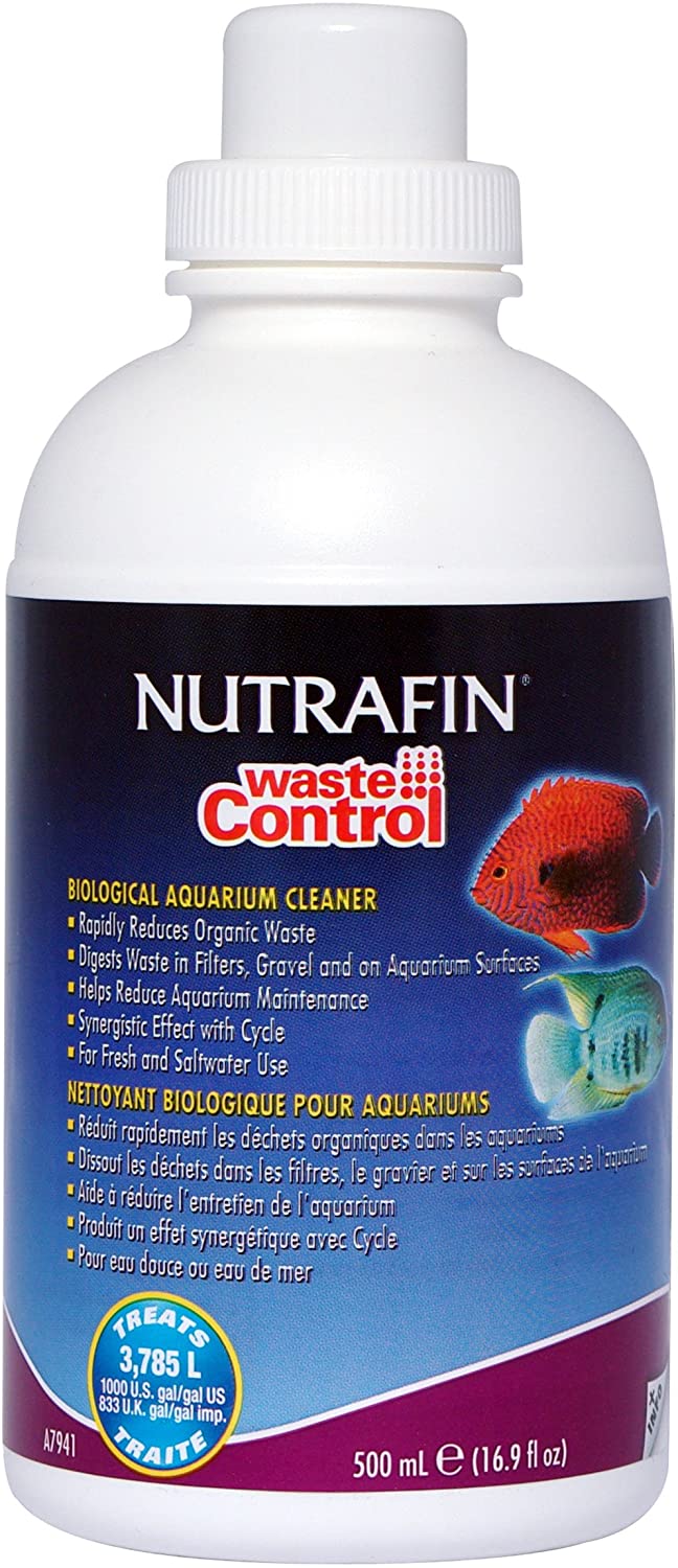 NutraFin Waste Control Biological Aquarium Cleaner - 16.9 fl oz  