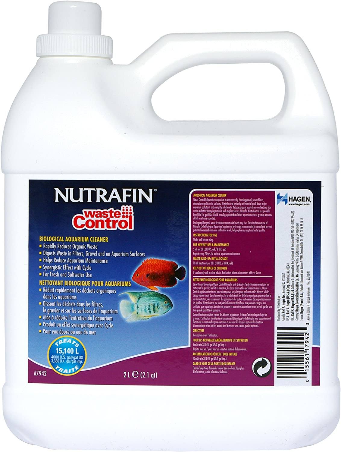 NutraFin Waste Control Biological Aquarium Cleaner - 2 L  