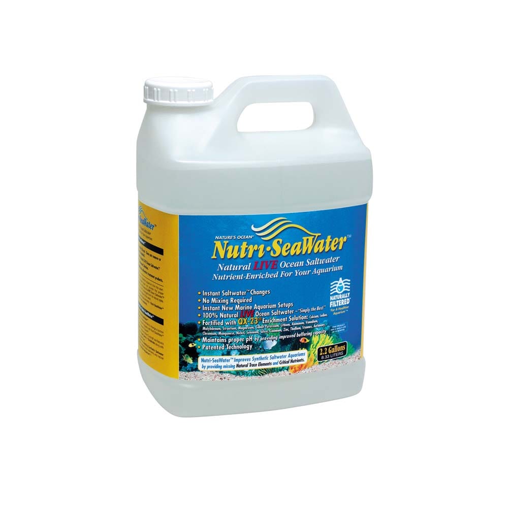 Nutri-Seawater Natural Live Ocean Saltwater - 2 Count - 2.2 gal  