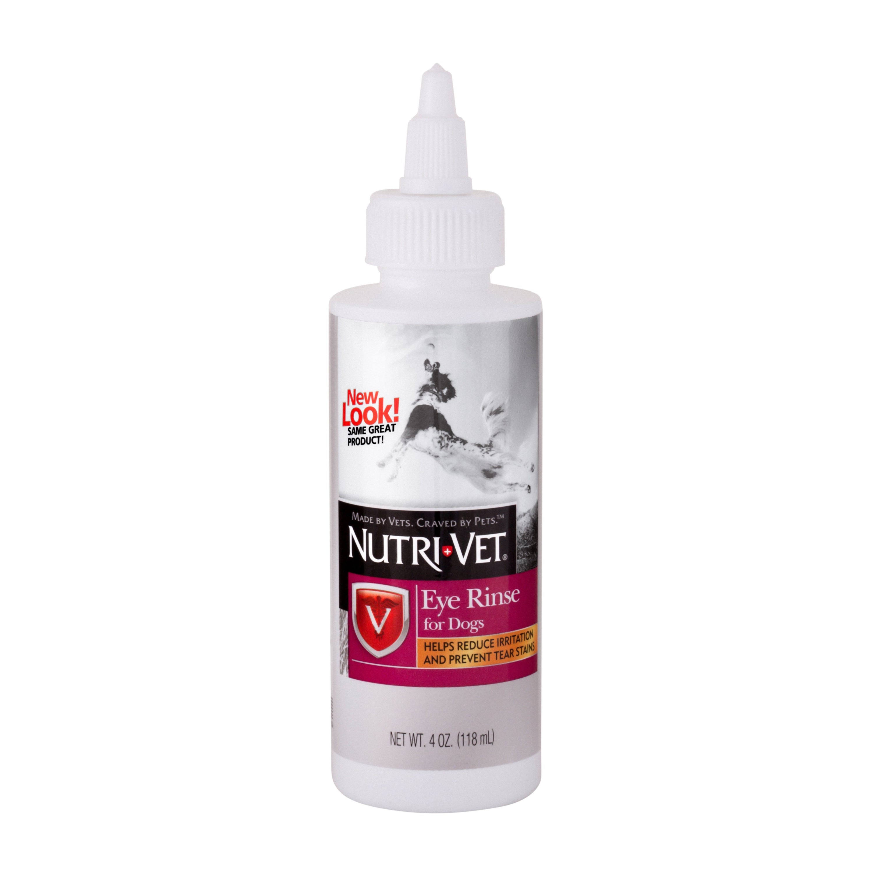 Nutri-Vet Eye Rinse Liquid for Dogs and Cats - 4 oz Bottle  