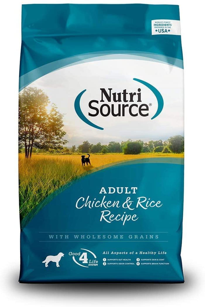 Nutrisource Adult Chicken & Rice Dry Dog Food - 15 lb Bag