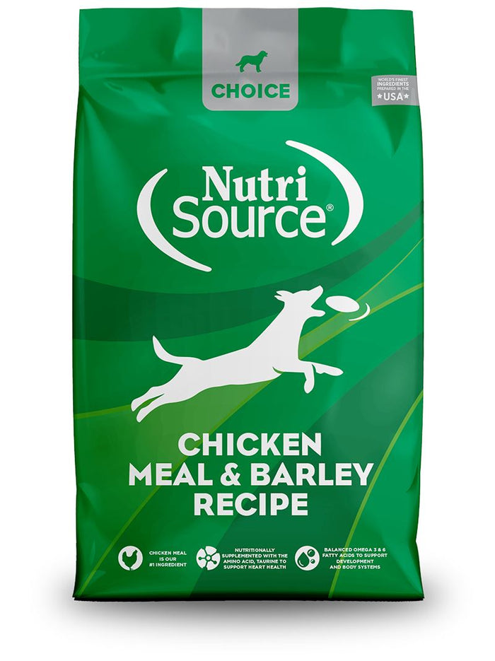 Nutrisource Choice Chicken Meal & Barley Dry Dog Food - 30 lb Bag