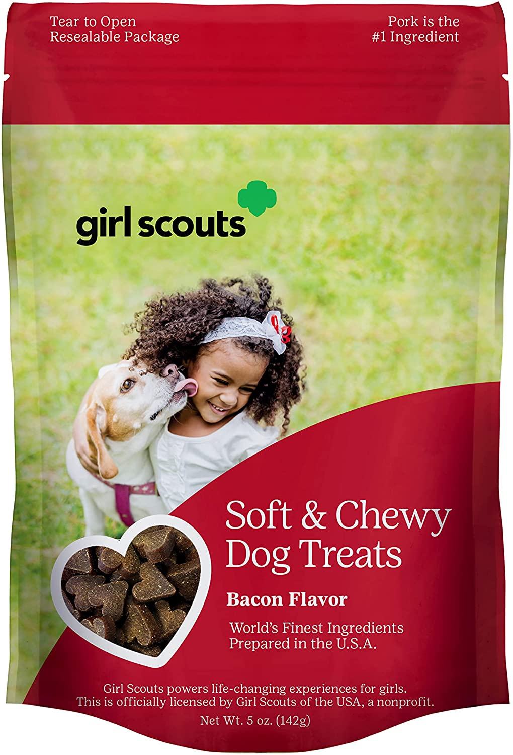 Nutrisource Girl Scouts Bacon Soft & Chewy Dog Treats - 5 oz  