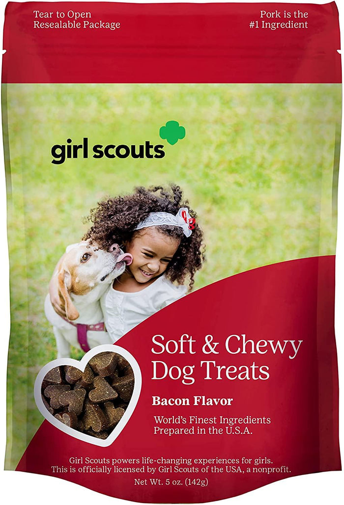 Nutrisource Girl Scouts Bacon Soft & Chewy Dog Treats - 5 oz