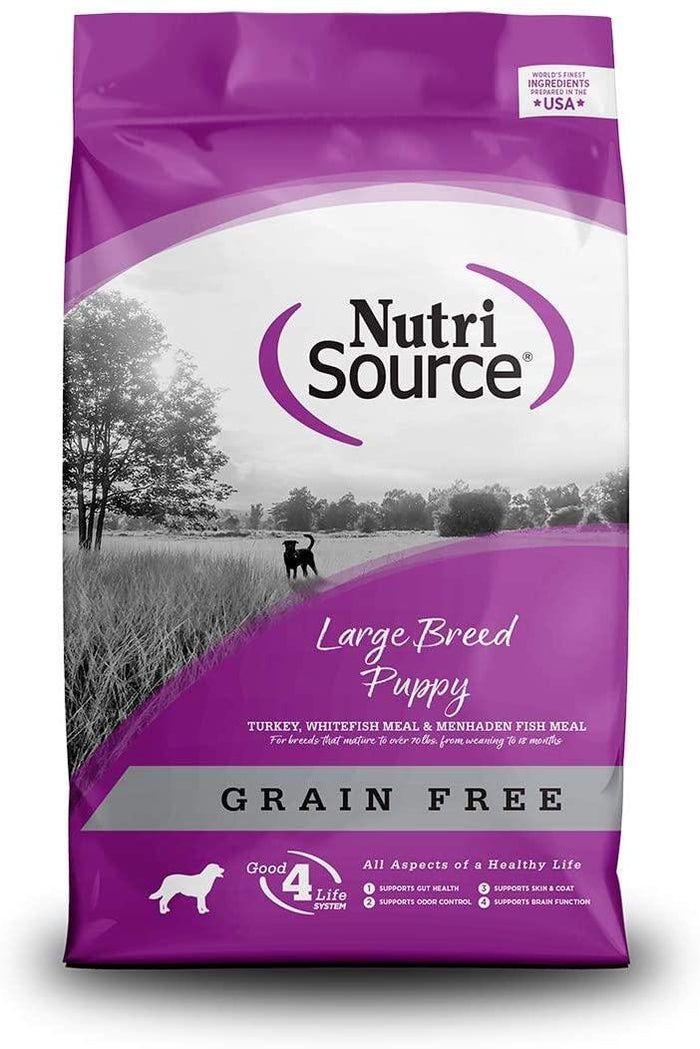 Nutrisource Grain Free Large Breed Puppy Dry Dog Food - 15 lb Bag